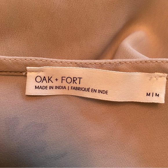 Oat + Fort blouse Long Sleeve V neck floral Blouse empire waist - Picture 7 of 9